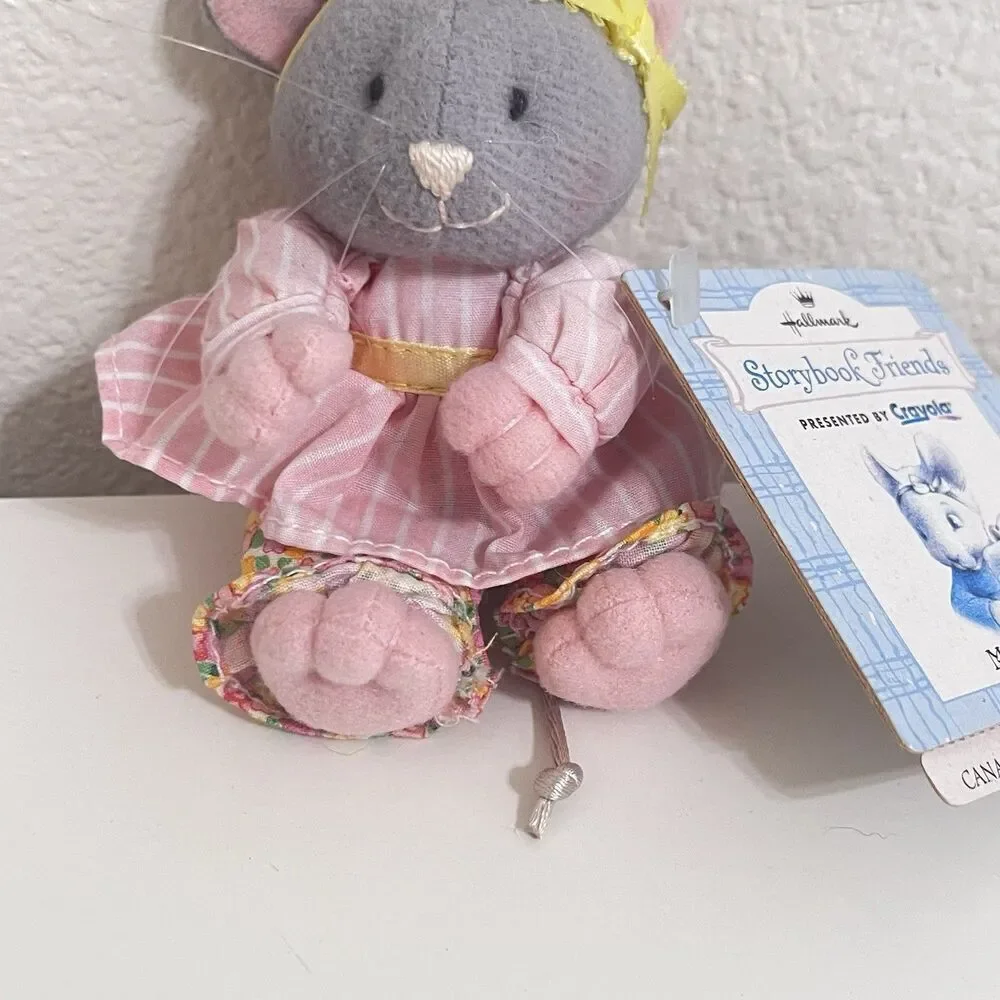Vintage Hallmark Crayola Storybook Friends Mitzi Mouse w/Tags 4